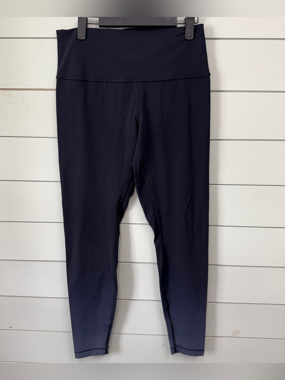 Lululemon wunder under high rise leggings 28" ombre navy blue women's size 10